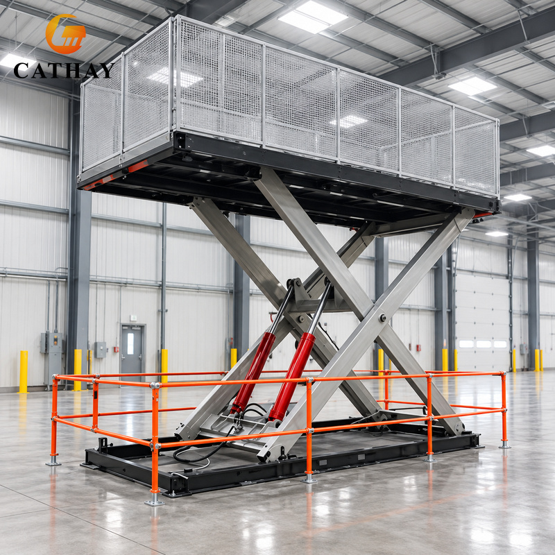 Heavy Equipment Lift - โต๊ะยกไฮดรอลิกขนาดใหญ่พิเศษแบบสั่งทำพิเศษ แพลตฟอร์มกรรไกรคู่สำหรับงานหนัก สำหรับอุปกรณ์อุตสาหกรรมและวัสดุก่อสร้าง