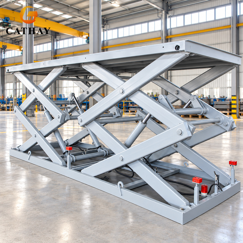 แท่นยกไฮดรอลิกแบบกรรไกรสั่งทำพ - Heavy Equipment Lift บทวิจารณ์และราคา