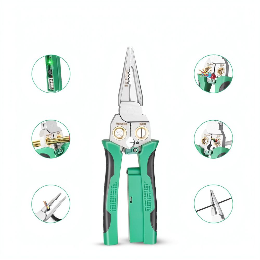 คีมปอกสายไฟอเนกประสงค์ 8-in-1  - Heavy Equipment Electrician บทวิจารณ์และราคา